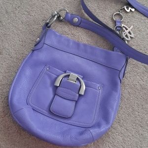 B Makowsky Lavender Crossbody bag